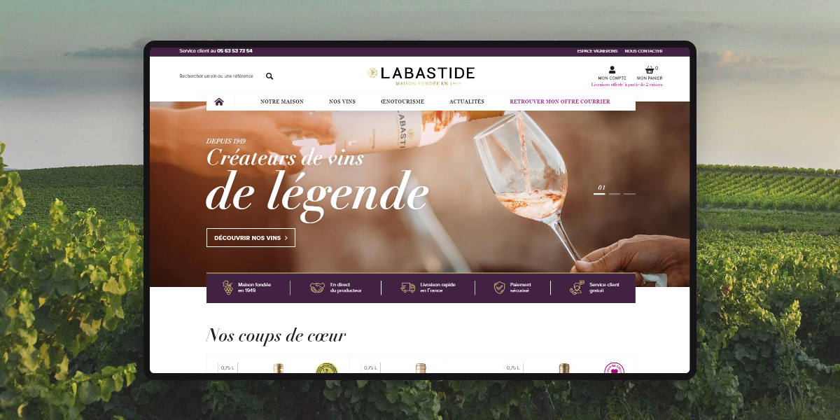 Site Internet Labastide