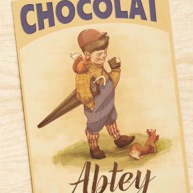chocolat vintage card